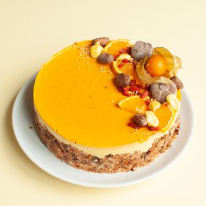 Tort cu morcovi, portocale și vanilie